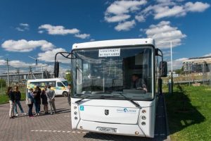 В Москве протестировали электробус «КамАз». Фото: "Вечерняя Москва"