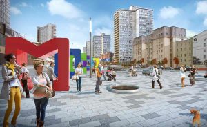На Новом Арбате установят вертикальные скамейки «Москва»