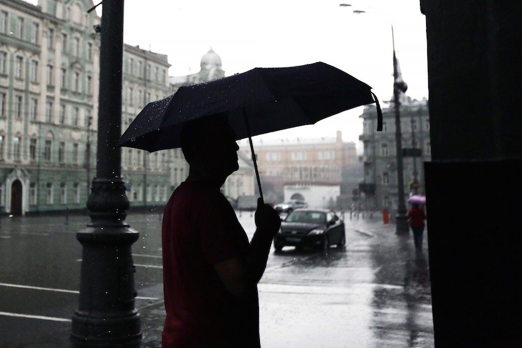 В среду Москву ожидает прохладная погода с дождем