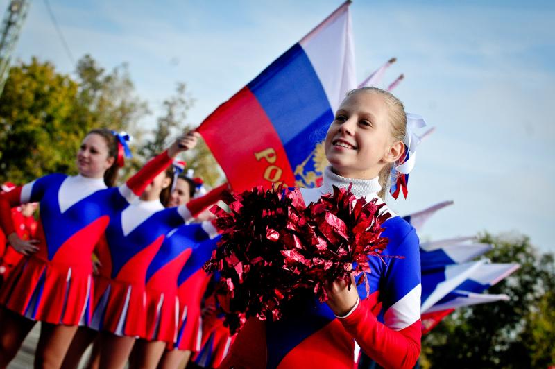 Спортивный парад с флагами РФ пройдет в парке 