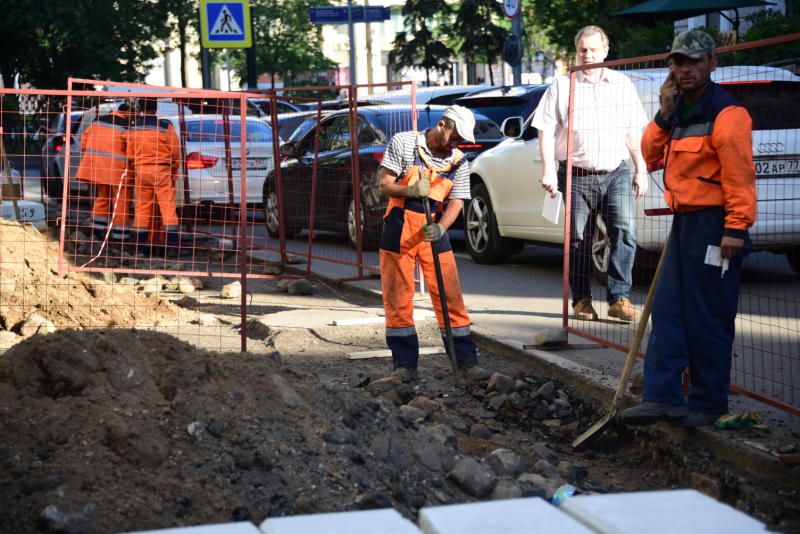 В центральном Чертанове завершили разметку площадки для нового памятника