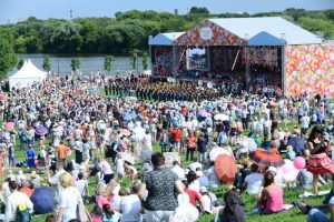 Почти 200 тысяч человек посетили фестиваль "Русское поле". Фото: "Вечерняя Москва"