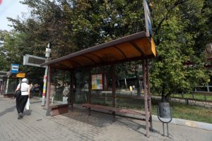 На Кантемировской улице переименовали автобусную остановку. "Фото: "Вечерняя Москва"