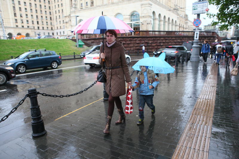 На выходных в Москве пройдут дожди