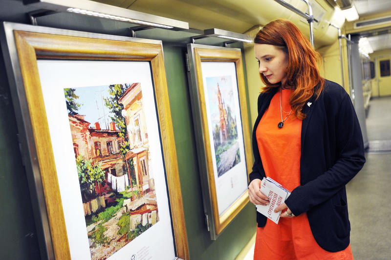 Москвичи станут свидетелями создания картины в галерее «На Каширке»
