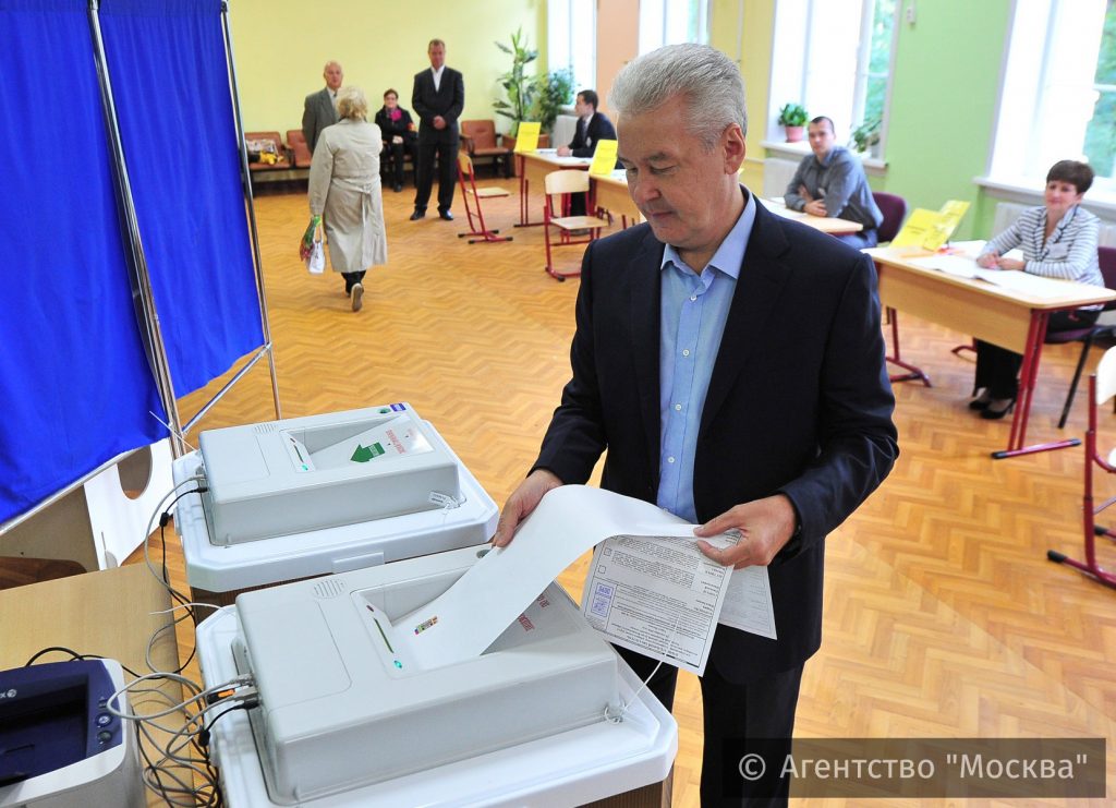 Собянин проголосовал на выборах депутатов Госдумы