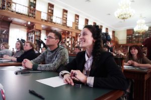 Площадку для мероприятий на 150 мест обустроили в библиотеке №167. Фото: "Вечерняя Москва" Площадку для мероприятий на 150 мест обустроили в библиотеке №167. Фото: "Вечерняя Москва"