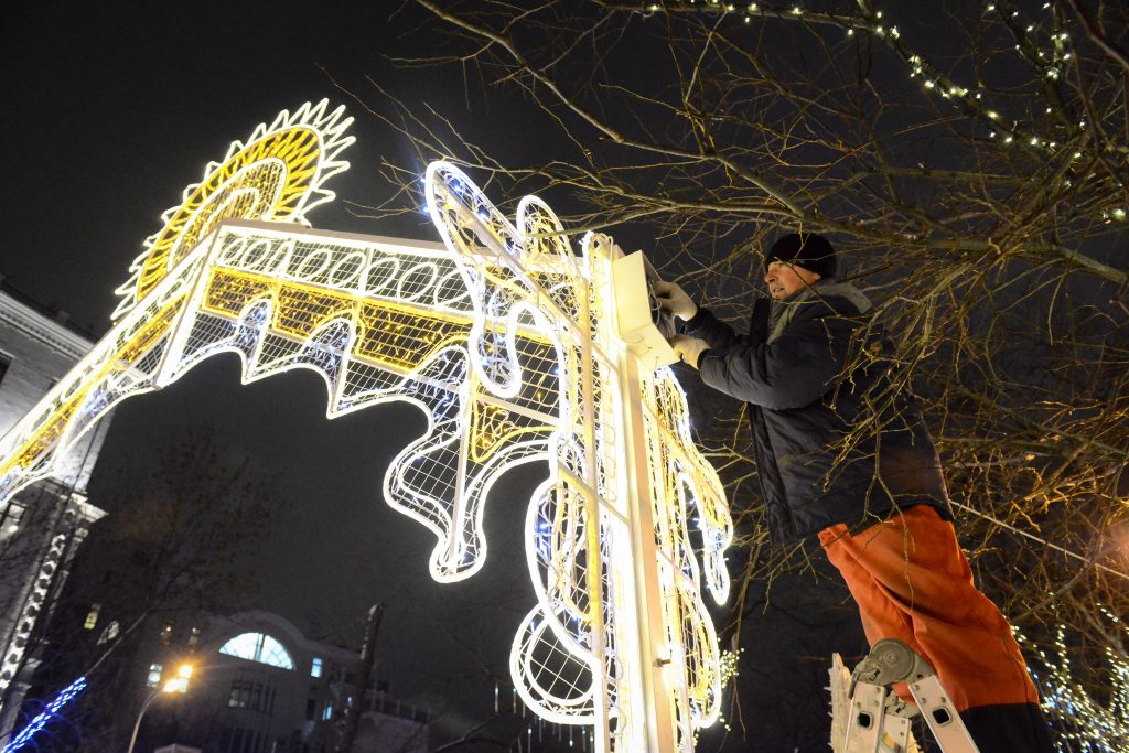 Зимняя подсветка-декор появится на улицах Москвы с 1 ноября  