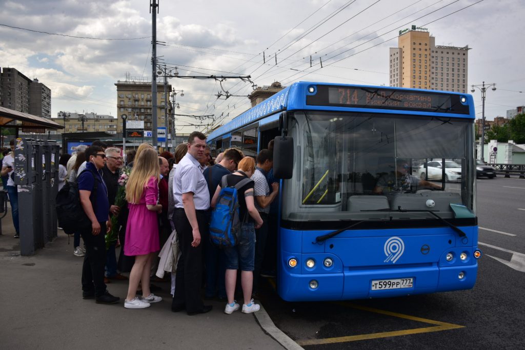 На автобусе по москве