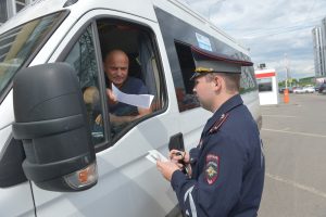 29 июня 2015 года. Рейд ГИБДД по проверке теперь уже нелегальных маршрутных такси