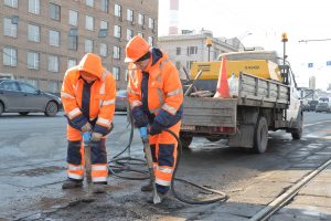 Ремонт въездов на Каширское и Варшавское шоссе закончат в начале октября. Фото: "Вечерняя Москва" Ремонт въездов на Каширское и Варшавское шоссе закончат в начале октября. Фото: "Вечерняя Москва"