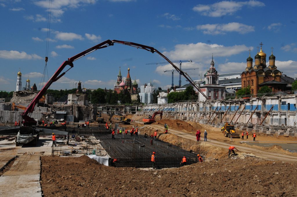 В парке «Зарядье» организуют сеть мини-озер