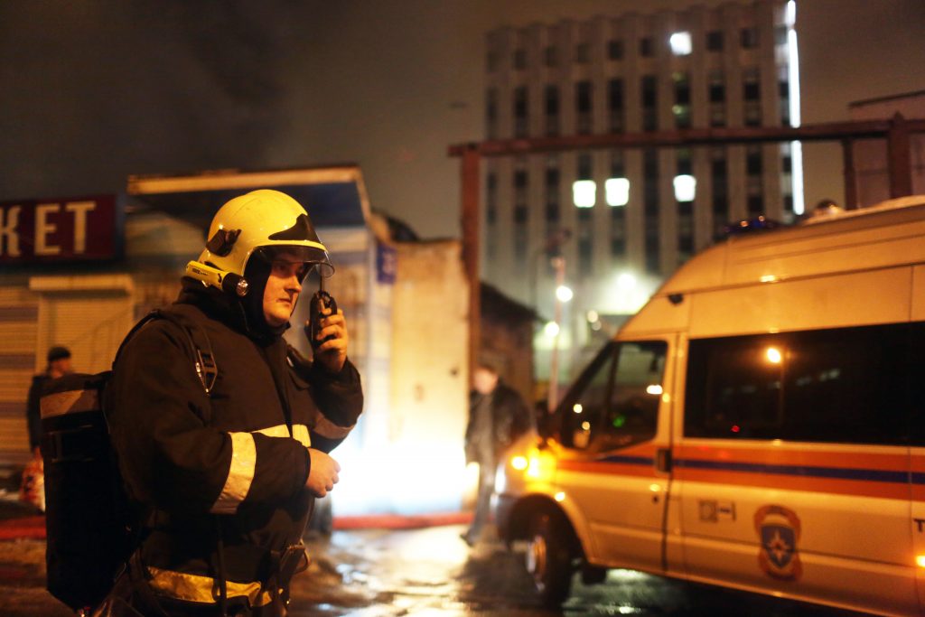 Потушен пожар в книжном магазине на юго-востоке Москвы
