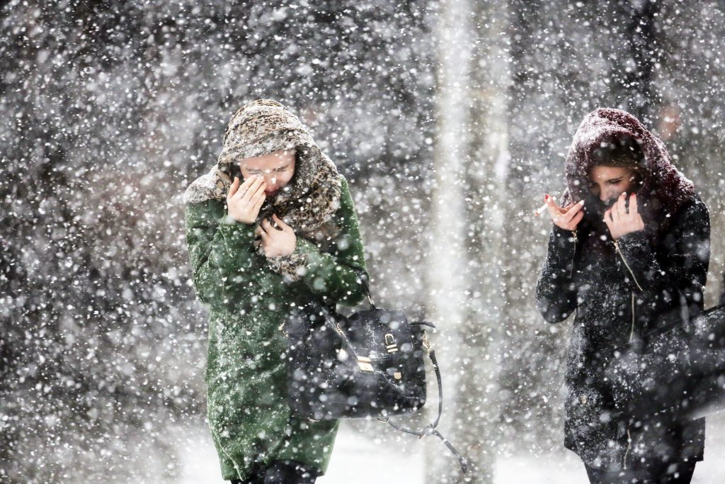 Сильный снег пройдет в Москве на выходных