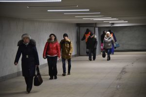 Северный вестибюль станции метро "Ленинский проспект" закрыли на год. Фото: "Вечерняя Москва"