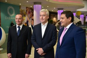 Сергей Собянин открыл торговый центр «Океания» на Кутузовском проспекте