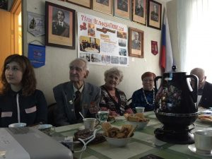 Молпалата района Царицыно организовала чаепитие для ветеранов. Фото: соцсети