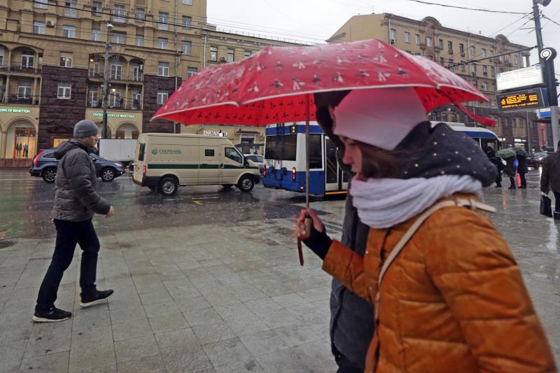 В воскресенье Москву ждут небольшие дожди