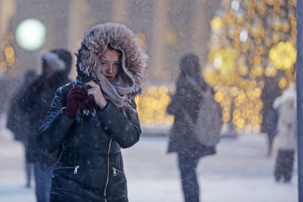 На выходных Москву заметет