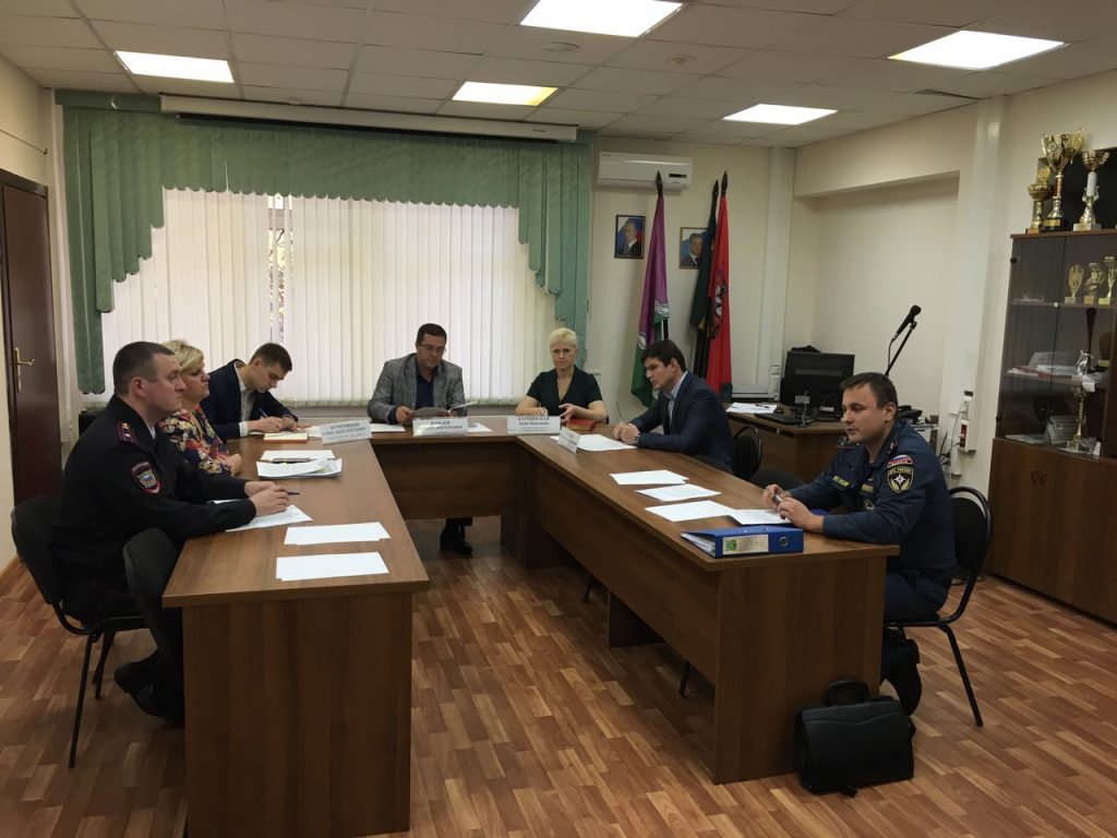 В районе Зябликово прошло Заседание Комиссии по чрезвычайным ситуациям и обеспечению пожарной безопасности