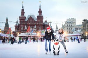 Каток на Красной площади откроется 29 ноября. Фото: архив, "Вечерняя Москва"