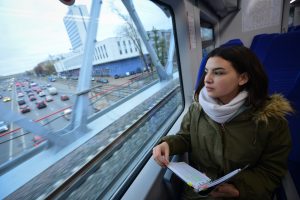 11 октября 2016 года. Поезд Московского центрального кольца 11 октября 2016 года. Поезд Московского центрального кольца