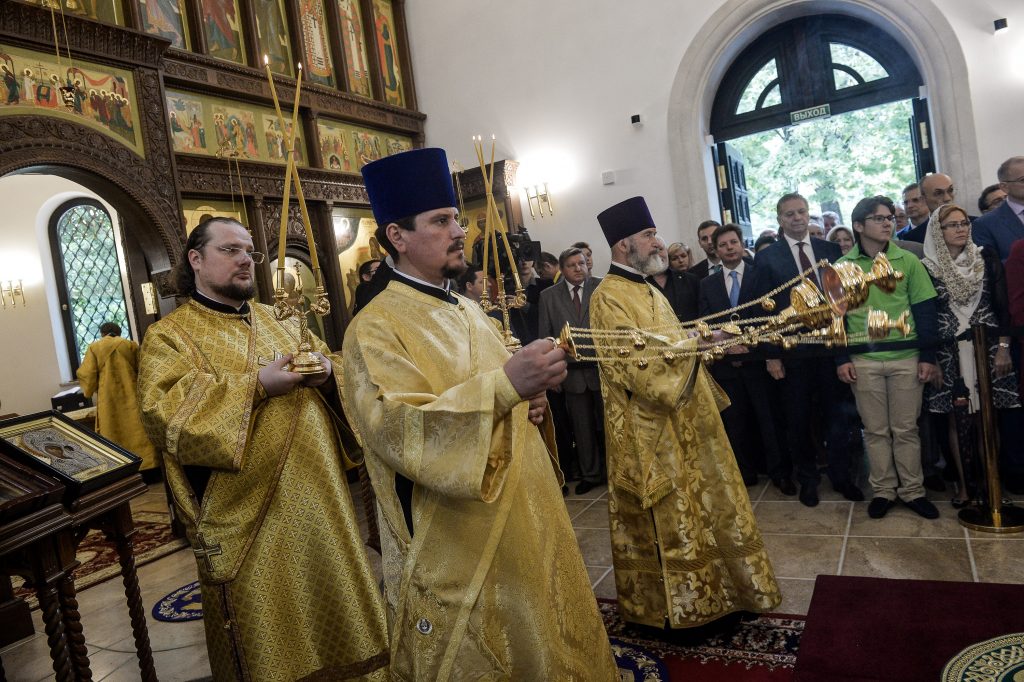 Храм Спиридона Тримифунтского в Нагатинском затоне освятил глава Русской православной церкви