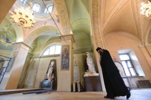 Реставрационные работы в Донском монастыре. Фото: архив, "Вечерняя Москва" Реставрационные работы в Донском монастыре. Фото: архив, "Вечерняя Москва"
