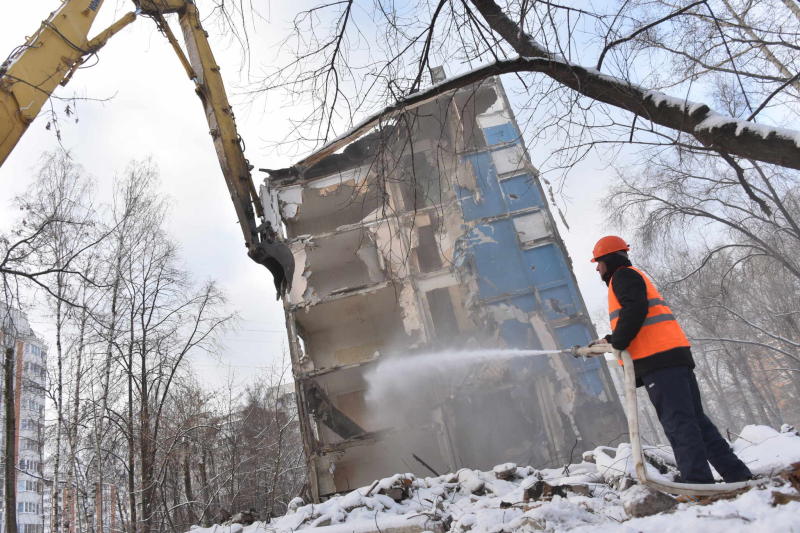 В Москве осталось снести 80 ветхих пятиэтажек
