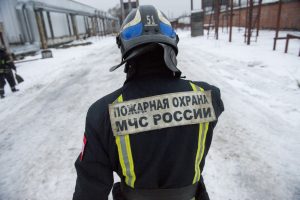 На Юге Москвы загорелась картотека в поликлинике. Фото: "Вечерняя Москва"