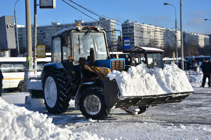 «Жилищник» района Зябликово справился с последствиями снегопада
