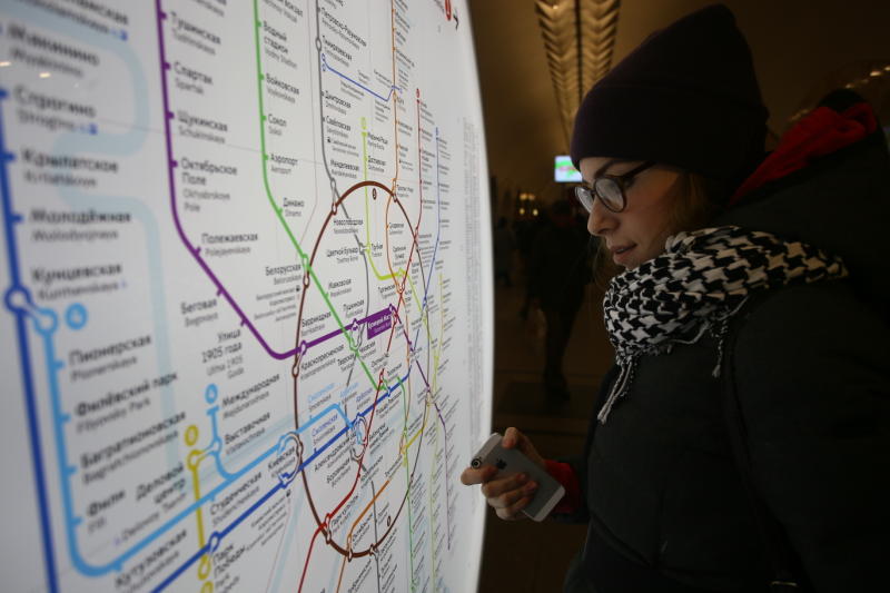 Началось обновление схем на станциях метро и Московского центрального кольца