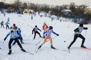 11 февраля 2017 года. На Нижнецарицынской трассе прошло Первенство Южного округа в рамках гонки «Лыжня России-2017». Фото: Ирина Захарова