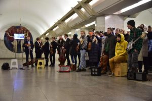 Около 1,5 тысячи выступлений в проекте "Музыка в метро". Фото: Антон Гердо, "Вечерняя Москва"