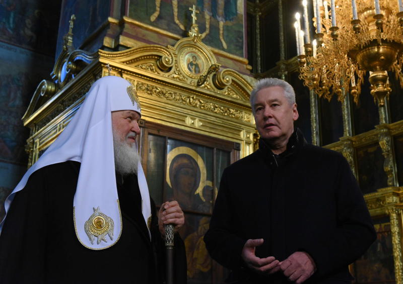 Собянин отметил итоги реставрации московских храмов и монастырей