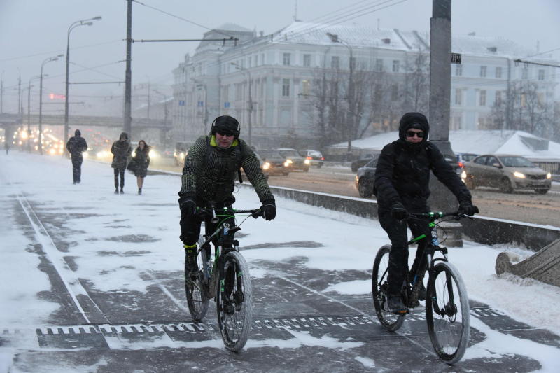 Жители Москвы поедут на работу на велосипеде