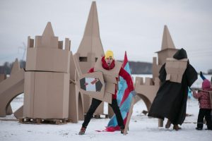 В рамках масленичной недели в парке «Садовники» граждане примут участие в картонных боях. Фото: Пресс-служба ПКиО «Кузьминки» В рамках масленичной недели в парке «Садовники» граждане примут участие в картонных боях. Фото: Пресс-служба ПКиО «Кузьминки»