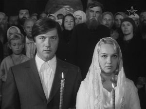 В сериале «Рожденная революцией» (1974) с Евгением Жариковым в роли супругов Кондратьевых В сериале «Рожденная революцией» (1974) с Евгением Жариковым в роли супругов Кондратьевых