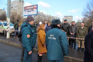 В ЮАО прошли совместные тактико-специальные учения . Фото: пресс-служба Управления по ЮАО Департамента ГОЧСиПБ