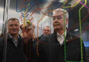 Мэр Москвы Сергей Собянин открыл три новые станции метро