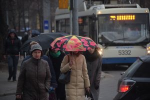 В Москве местами пройдет снег