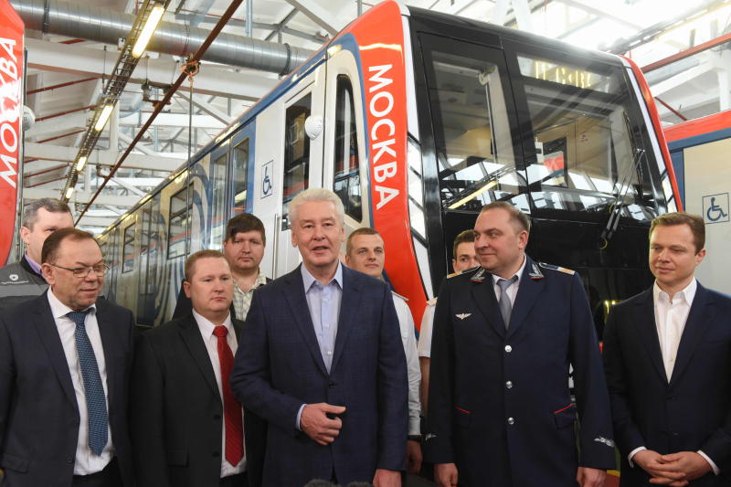 Собянин: Новые метропоезда «Москва» – лучшие в мире