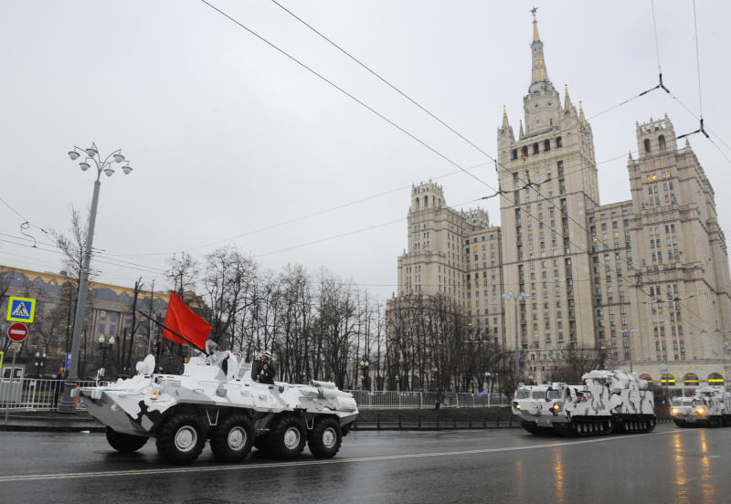 Репетиция парада Победы прошла в Москве