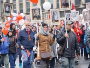 Акция «Бессмертный полк» в Москве побила рекорд по количеству участников