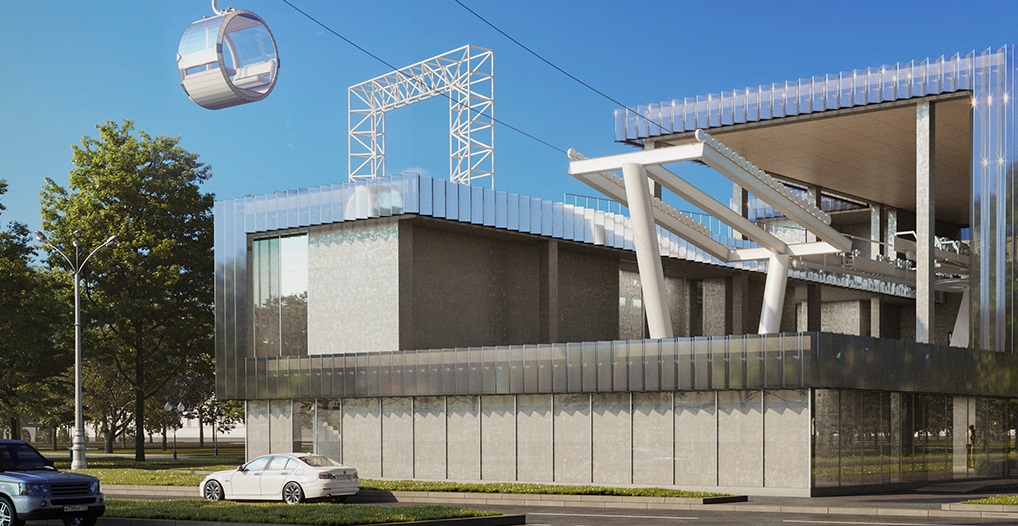 Москомархитектура утвердила проект станции «Лужники» канатной дороги