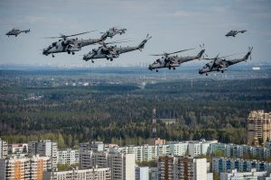 Репетиция воздушной части парада Победы состоялась в Москве