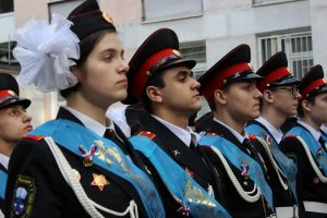 23 мая кадеты школы №896 попрощались со знаменем. Фото: Алла Селиванова 23 мая кадеты школы №896 попрощались со знаменем. Фото: Алла Селиванова