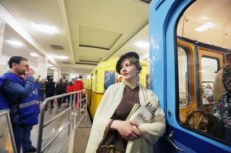Парад поездов: Московскому метро в этом году исполняется 82 года