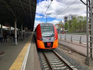 Пассажиропоток на МЦК продолжает расти. Фото: Александр Ахраменко