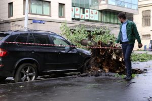 Ураган нанес ущерб городу и его жителям. Фото: Максим Аносов